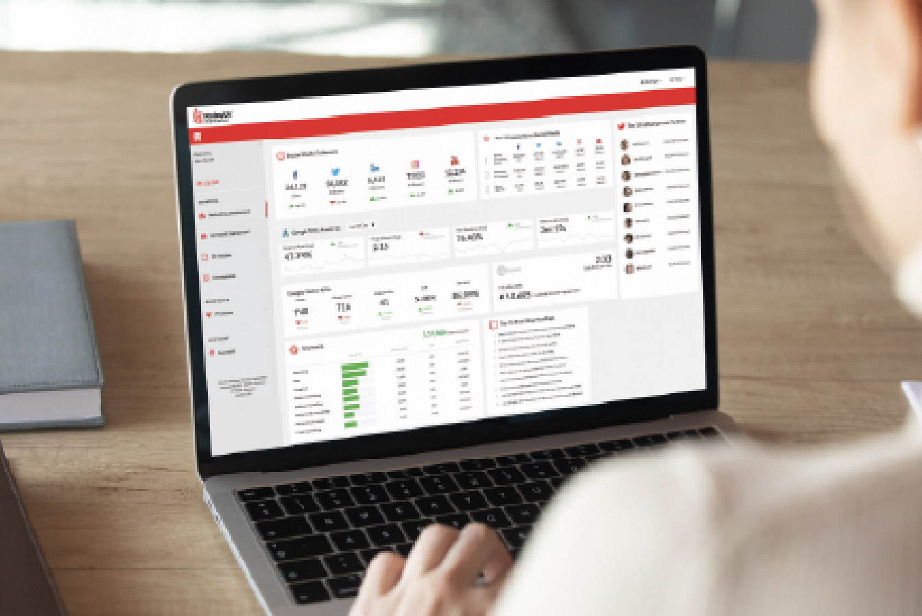 Podgląd kampanii emailowej desktop z podglądem kampanii emailowej i przyciskami wysyłki