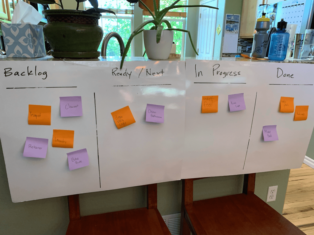 grupa osób stojących w kręgu podczas codziennego stand-upu w biurze