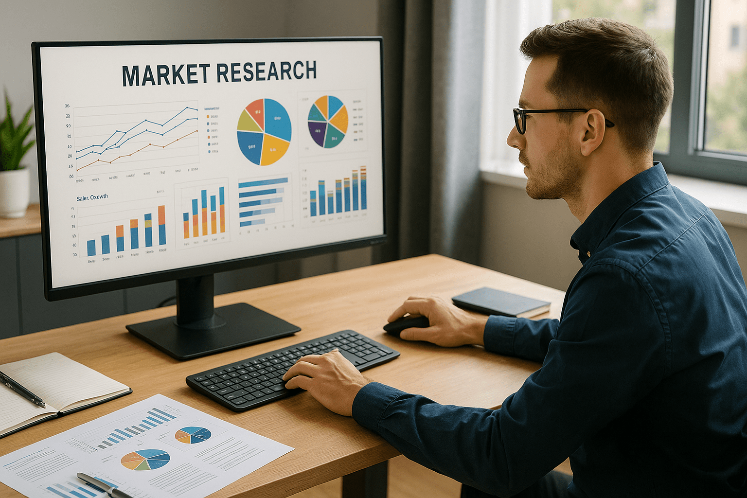 zespół analizujący próbki produktów przy stole w laboratorium testowym